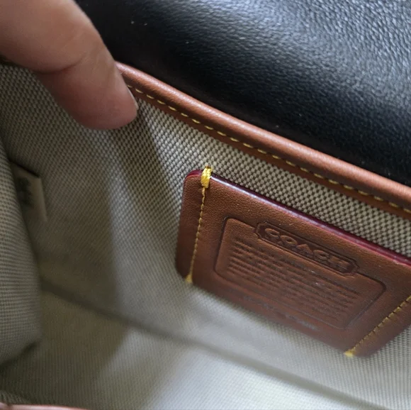 Coach Kip Turnlock Black Crossbody Bag - Picture 12 of 14